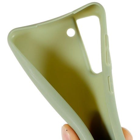 EIDERWOOD Samsung Galaxy S21 FE Fleksibelt Plastik Cover - Grøn