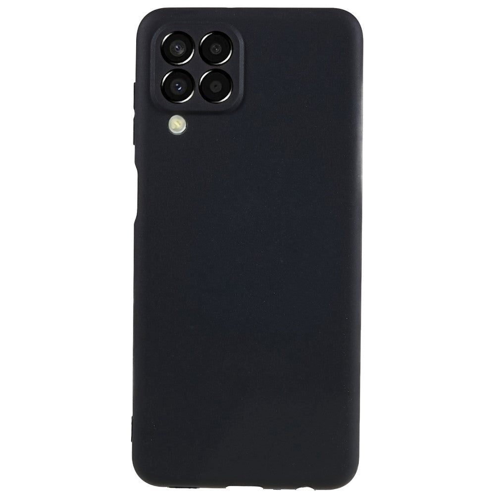 Samsung Galaxy M33 Mat Fleksibelt Plastik Cover - Sort