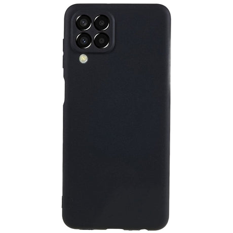 Samsung Galaxy M33 Mat Fleksibelt Plastik Cover - Sort