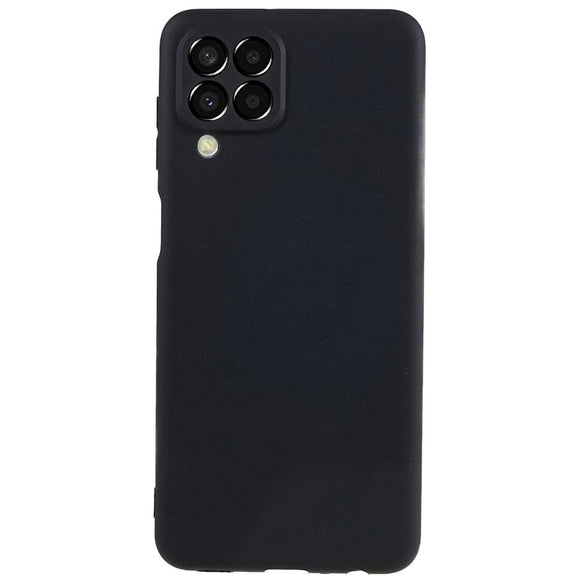 Samsung Galaxy M33 Mat Fleksibelt Plastik Cover - Sort