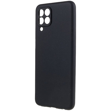 Samsung Galaxy M33 Mat Fleksibelt Plastik Cover - Sort