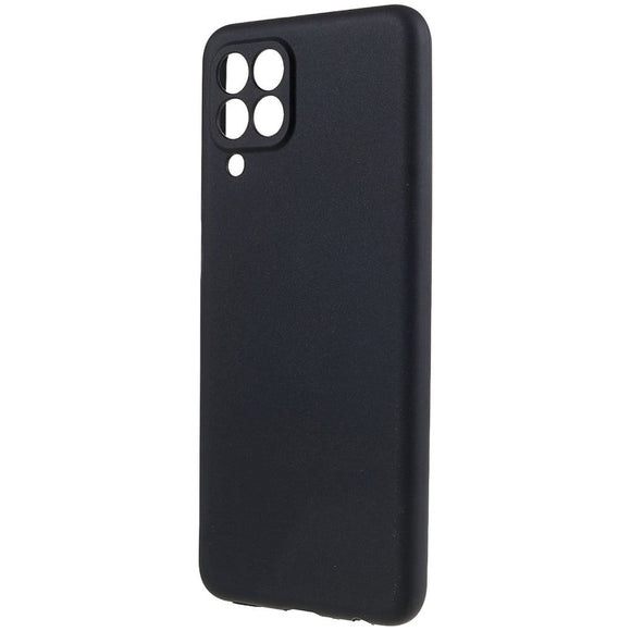 Samsung Galaxy M33 Mat Fleksibelt Plastik Cover - Sort