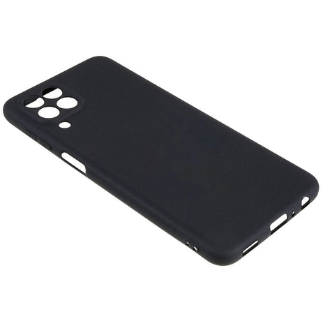 Samsung Galaxy M33 Mat Fleksibelt Plastik Cover - Sort