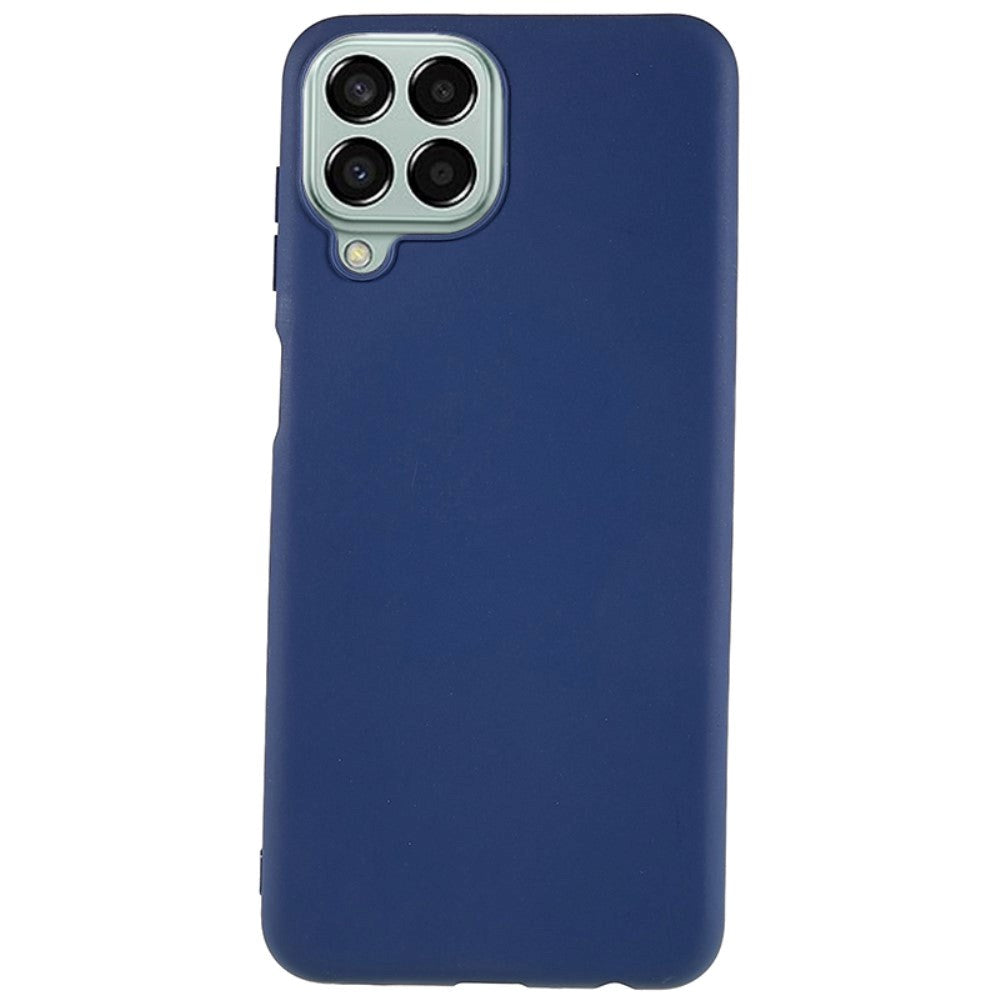 Samsung Galaxy M33 Mat Fleksibelt Plastik Cover - Blå