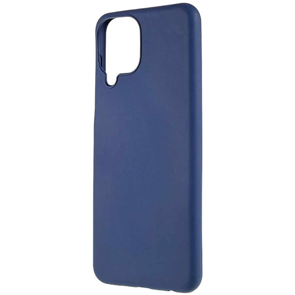Samsung Galaxy M33 Mat Fleksibelt Plastik Cover - Blå