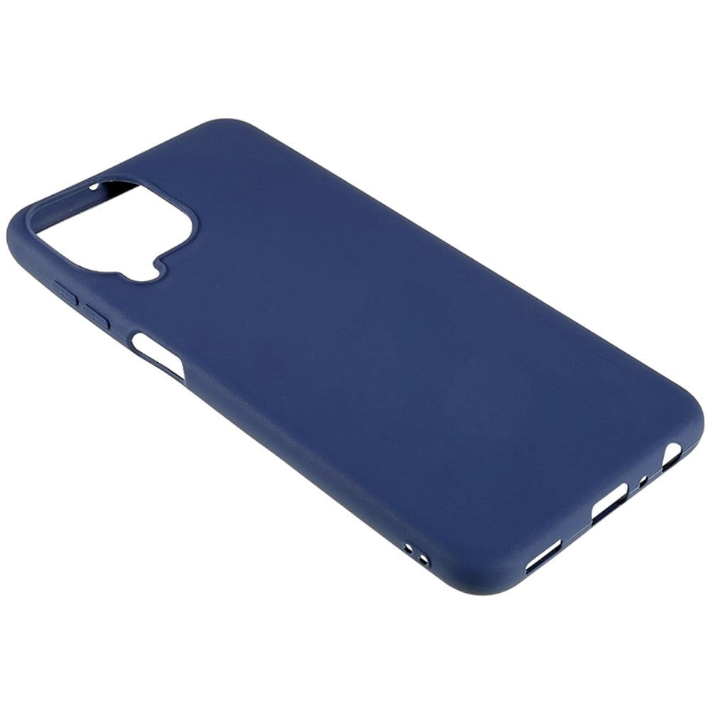 Samsung Galaxy M33 Mat Fleksibelt Plastik Cover - Blå