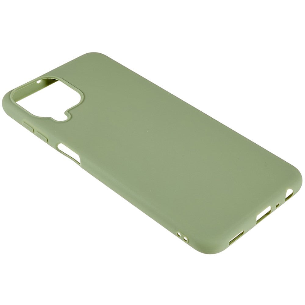 Samsung Galaxy M33 Mat Fleksibelt Plastik Cover - Grøn