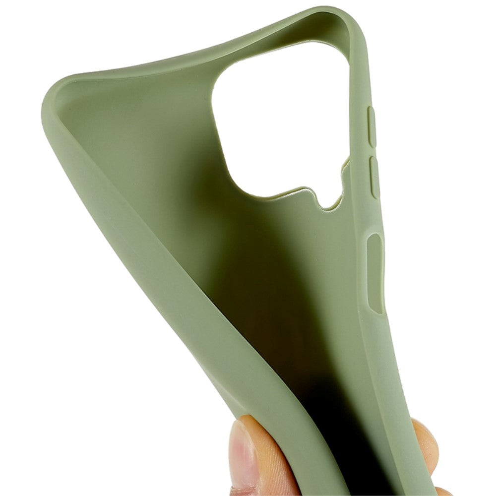 Samsung Galaxy M33 Mat Fleksibelt Plastik Cover - Grøn