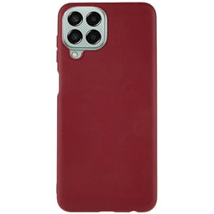 Samsung Galaxy M33 Mat Fleksibelt Plastik Cover - Rød