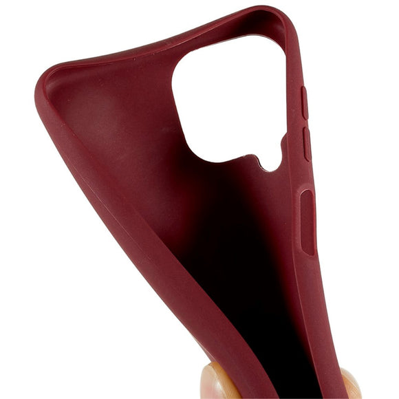 Samsung Galaxy M33 Mat Fleksibelt Plastik Cover - Rød