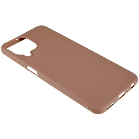 Samsung Galaxy M33 Mat Fleksibelt Plastik Cover - Brun