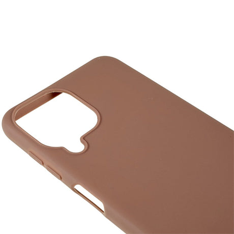 Samsung Galaxy M33 Mat Fleksibelt Plastik Cover - Brun
