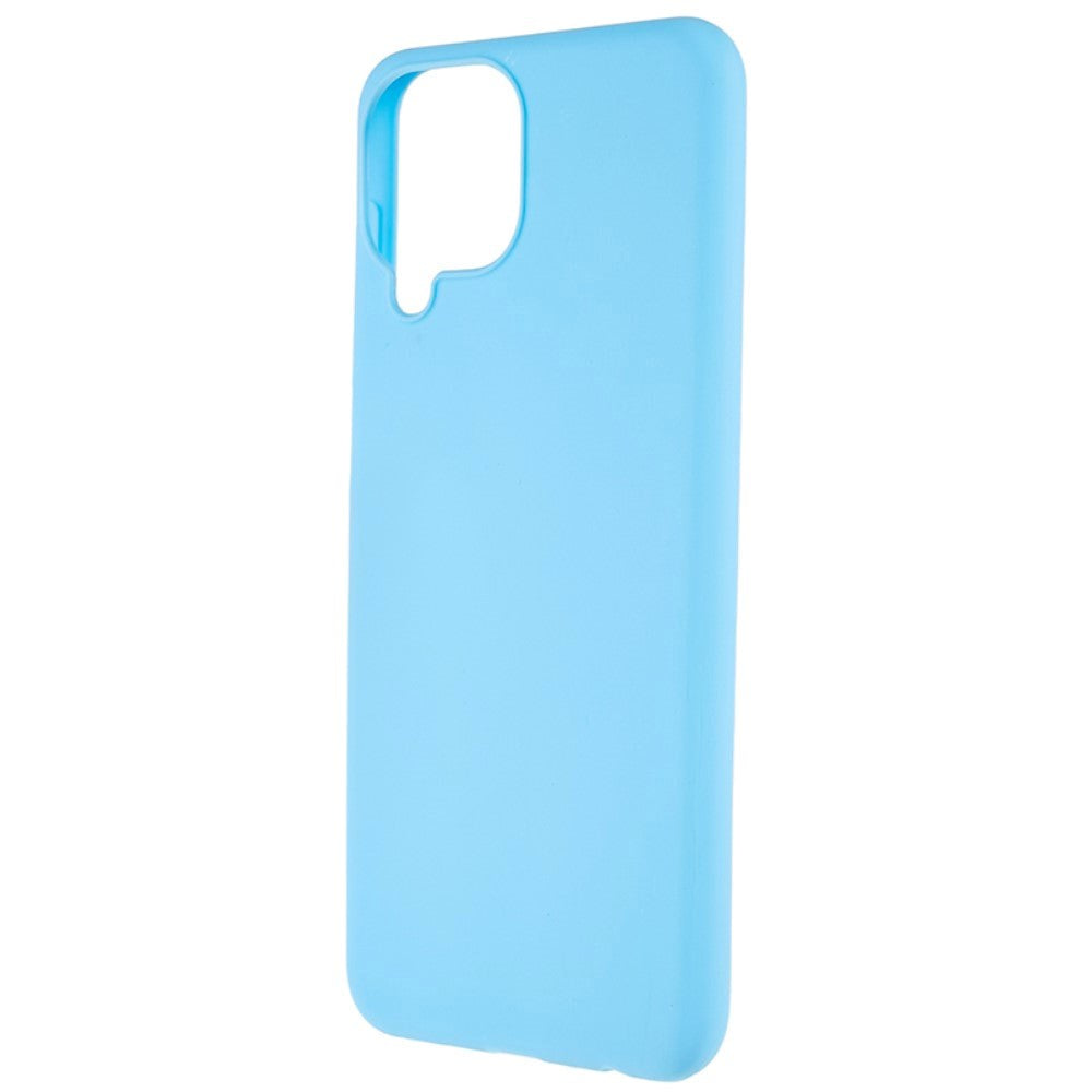Samsung Galaxy M33 Mat Fleksibelt Plastik Cover - Lyseblå