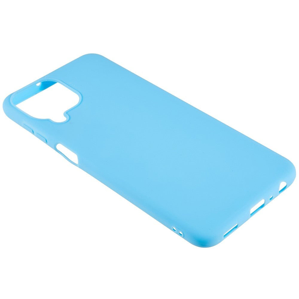 Samsung Galaxy M33 Mat Fleksibelt Plastik Cover - Lyseblå