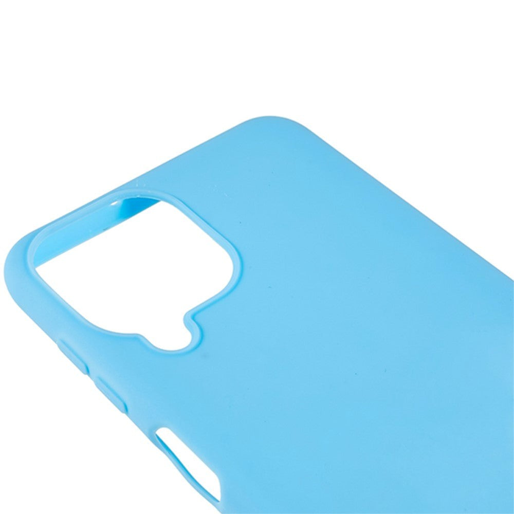 Samsung Galaxy M33 Mat Fleksibelt Plastik Cover - Lyseblå