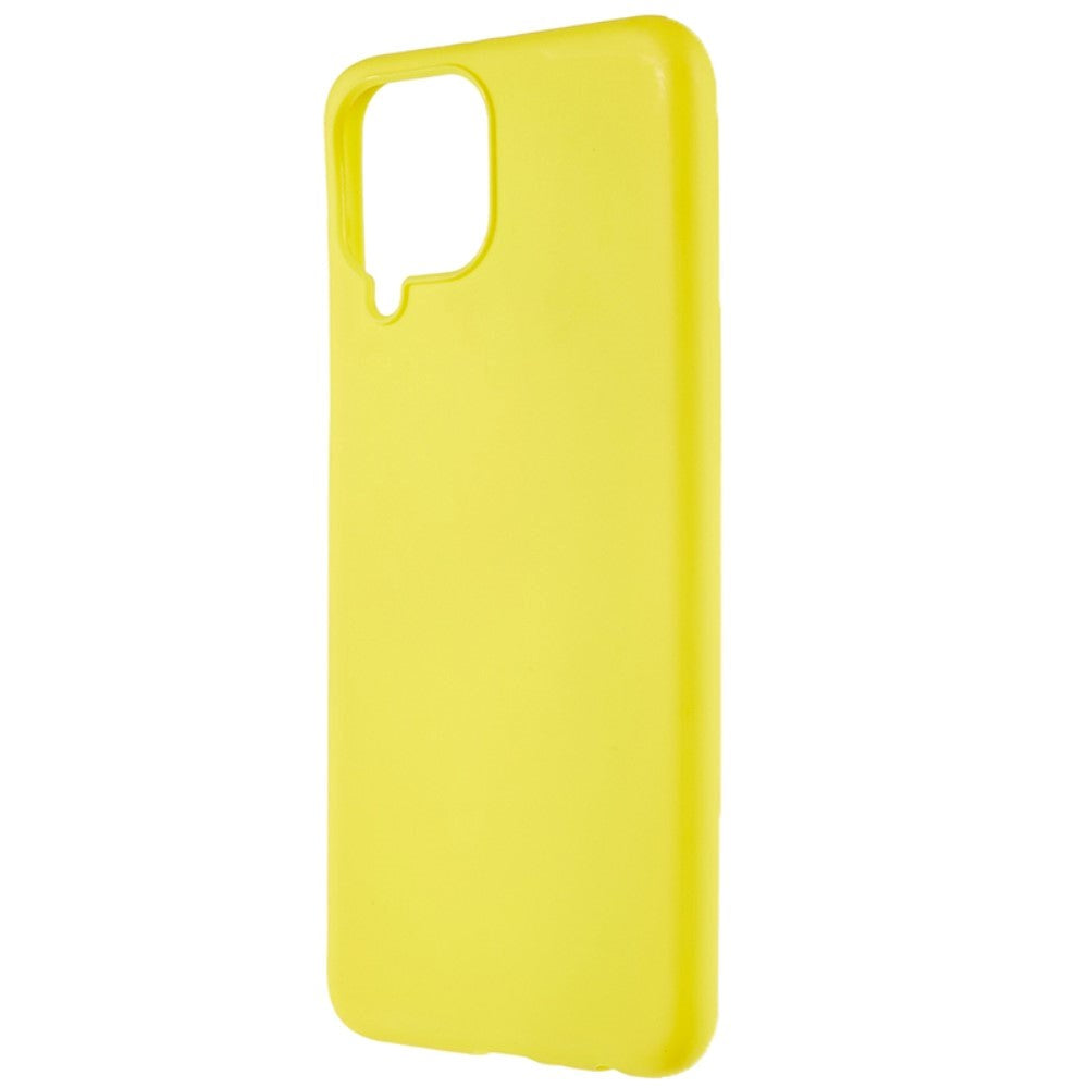 Samsung Galaxy M33 Mat Fleksibelt Plastik Cover - Gul