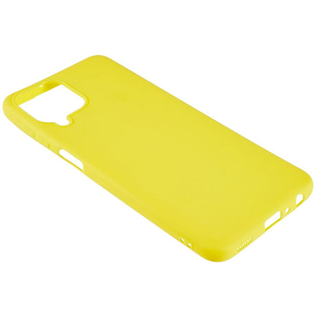 Samsung Galaxy M33 Mat Fleksibelt Plastik Cover - Gul