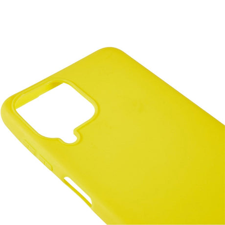 Samsung Galaxy M33 Mat Fleksibelt Plastik Cover - Gul