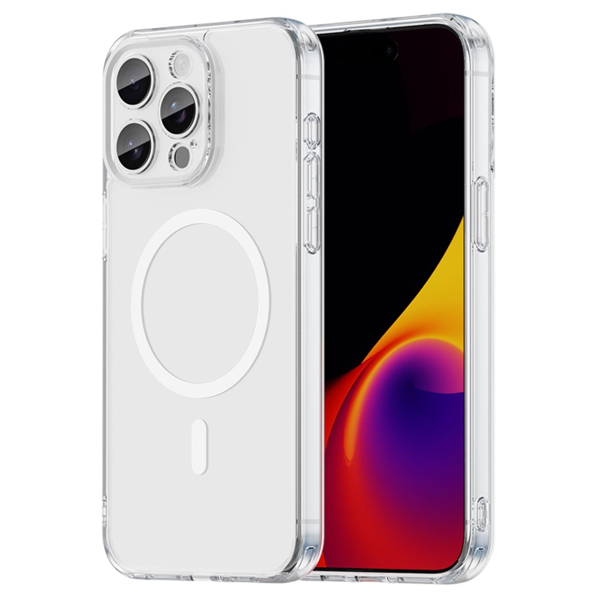 iPhone 15 Pro Max EIDERWOOD Hybrid Plast Cover - MagSafe Kompatibel - Gennemsigtig