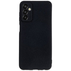 Samsung Galaxy M13 Mat Fleksibelt Plastik Cover - Sort
