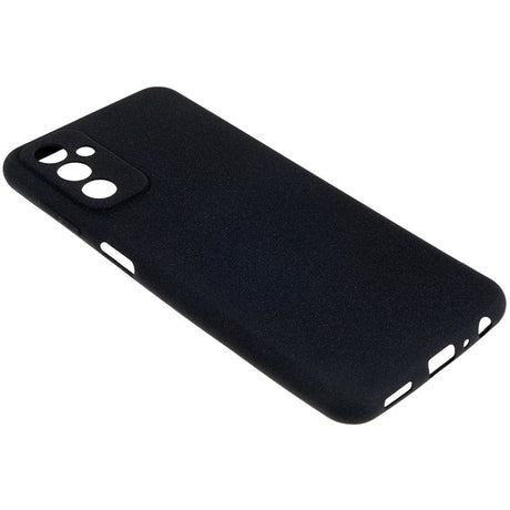 Samsung Galaxy M13 Mat Fleksibelt Plastik Cover - Sort
