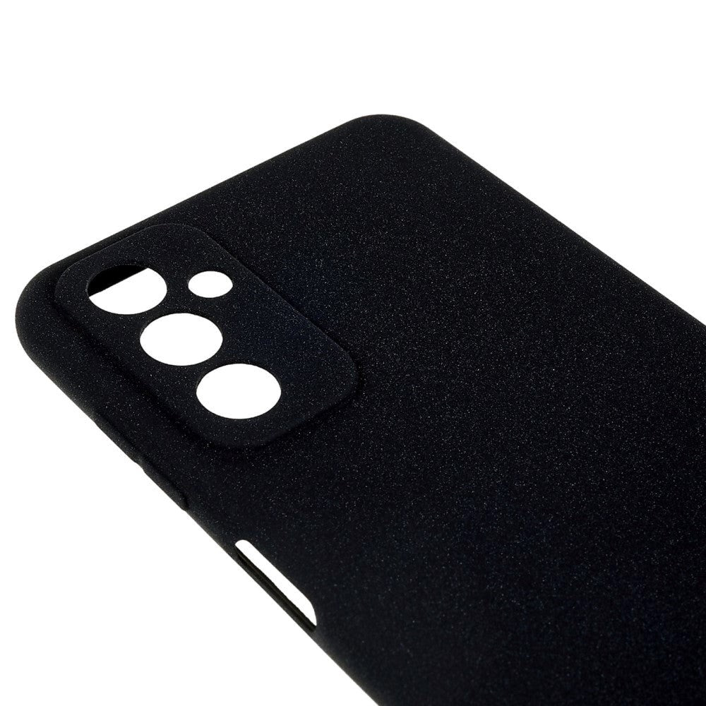 Samsung Galaxy M13 Mat Fleksibelt Plastik Cover - Sort