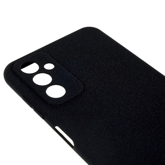 Samsung Galaxy M13 Mat Fleksibelt Plastik Cover - Sort