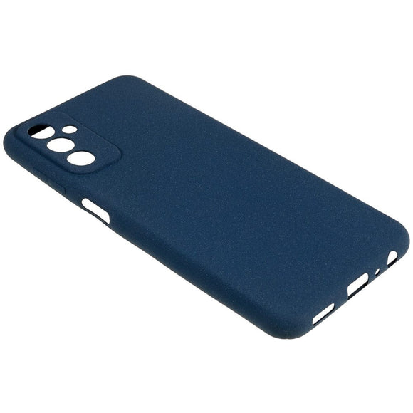 Samsung Galaxy M13 Mat Fleksibelt Plastik Cover - Mørkeblå