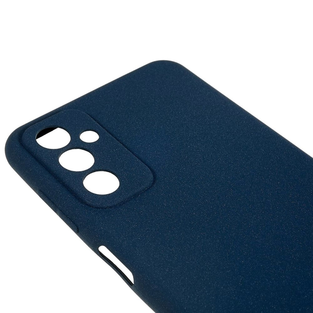 Samsung Galaxy M13 Mat Fleksibelt Plastik Cover - Mørkeblå