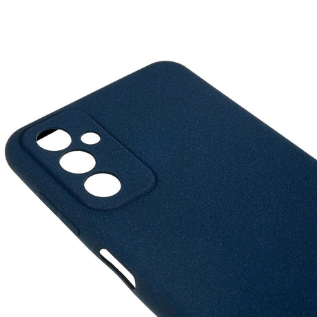 Samsung Galaxy M13 Mat Fleksibelt Plastik Cover - Mørkeblå
