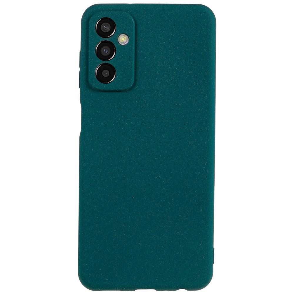 Samsung Galaxy M13 Mat Fleksibelt Plastik Cover - Grøn
