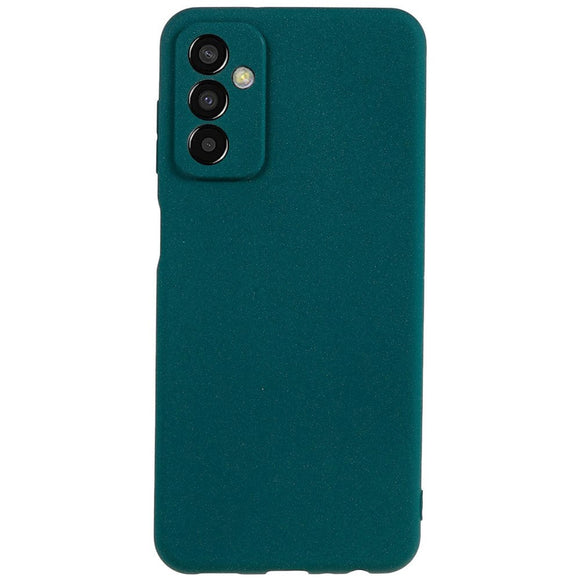 Samsung Galaxy M13 Mat Fleksibelt Plastik Cover - Grøn