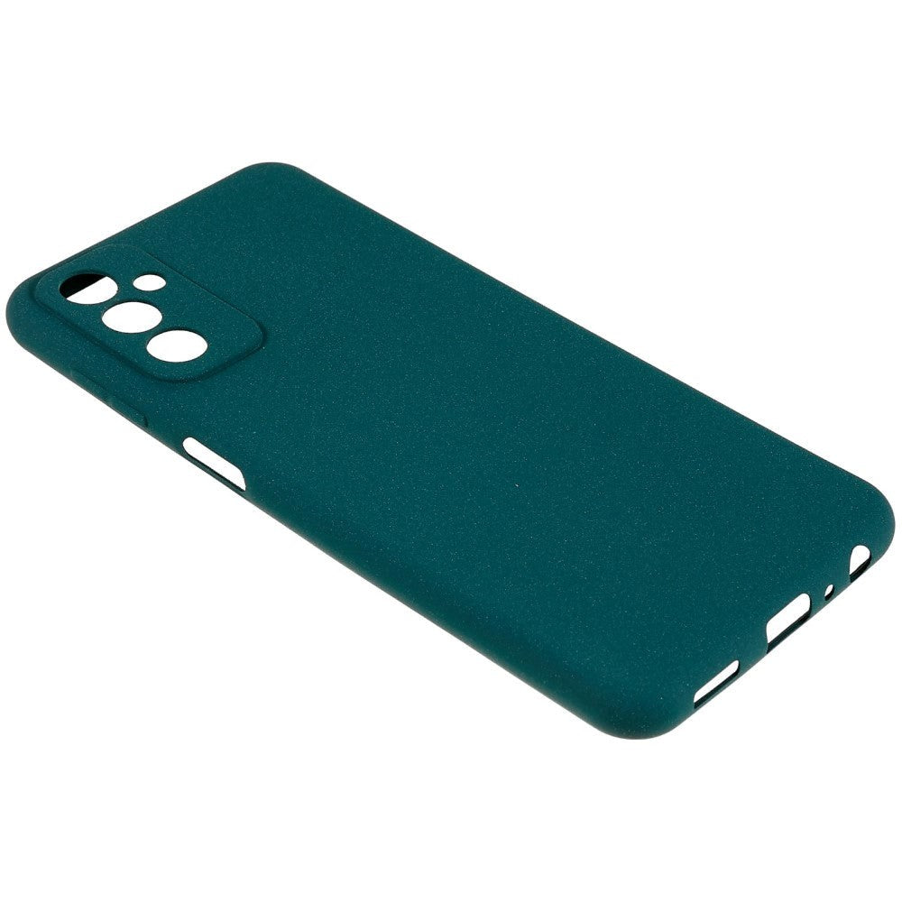Samsung Galaxy M13 Mat Fleksibelt Plastik Cover - Grøn