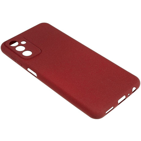 Samsung Galaxy M13 Mat Fleksibelt Plastik Cover - Vinrød