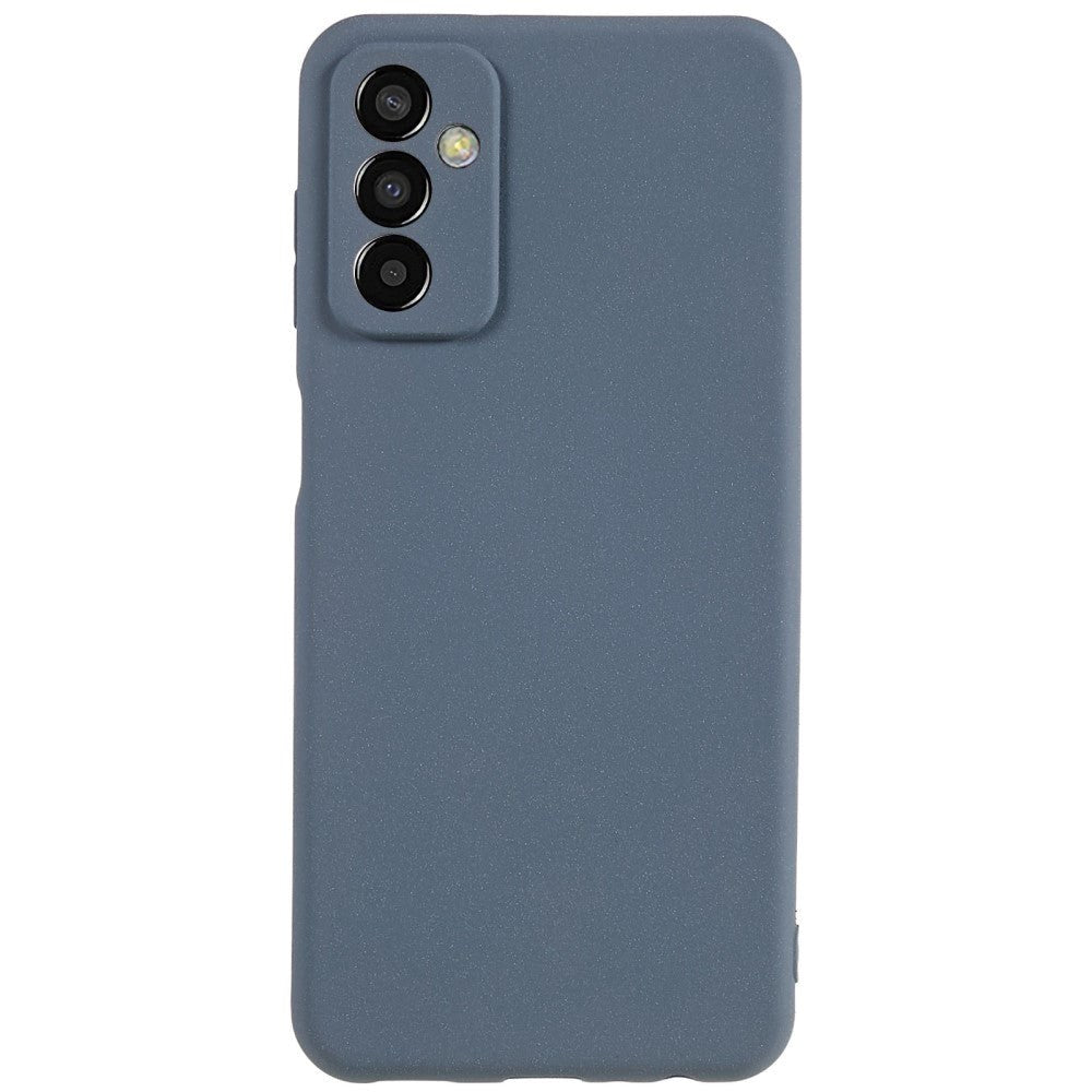 Samsung Galaxy M13 Mat Fleksibelt Plastik Cover - Grå