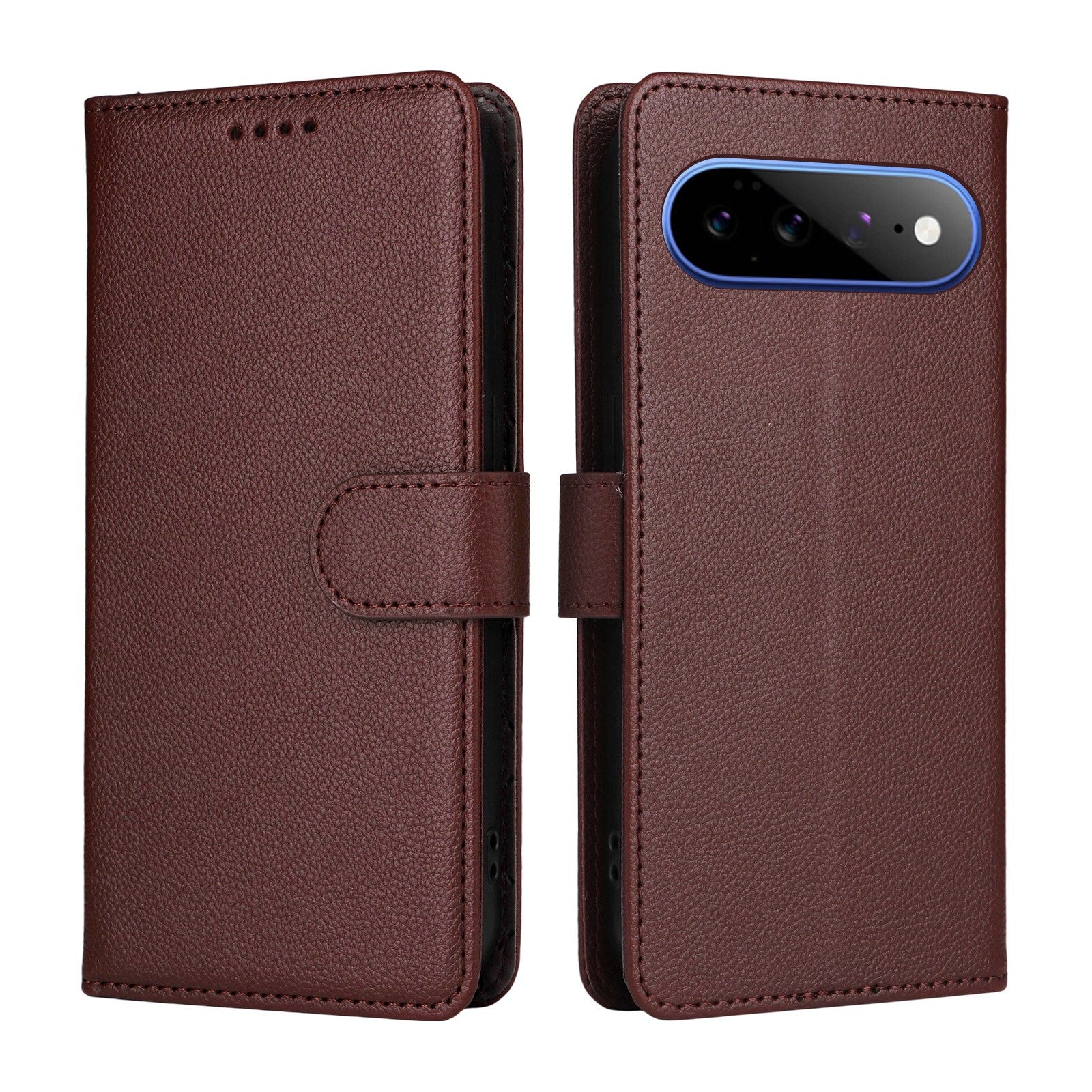 EIDERWOOD Google Pixel 11 Pro XL Flipcover - Kortholder & Håndledsrem - Brun