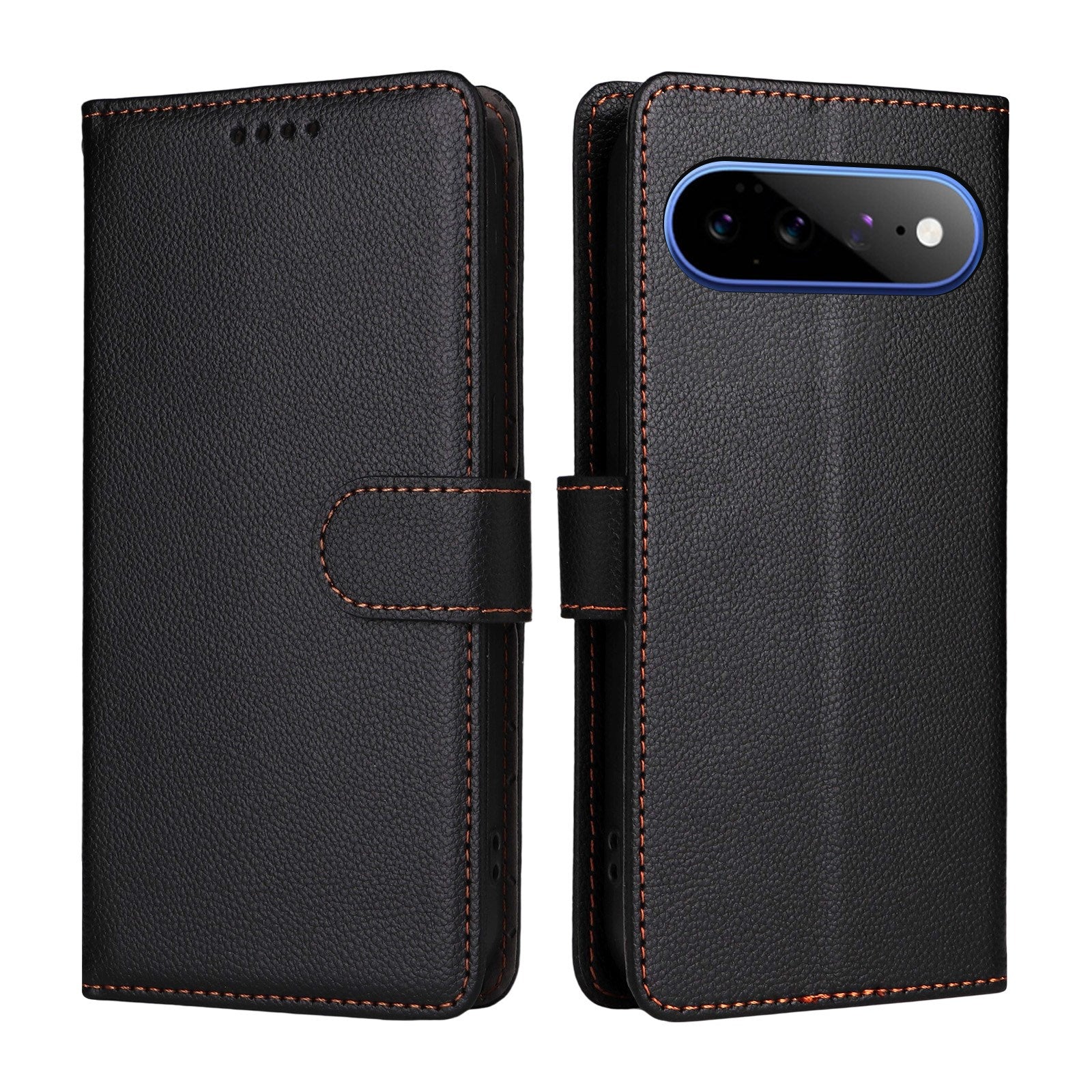 EIDERWOOD Google Pixel 11 Pro XL Flipcover - Kortholder & Håndledsrem - Sort
