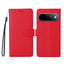 EIDERWOOD Google Pixel 11 Pro XL Flipcover - Kortholder & Håndledsrem - Rød