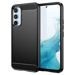 Samsung Galaxy A54 (5G) Brushed Carbon Fiber Cover - Sort