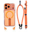 iPhone 17 Pro EIDERWOOD Cover m. Ståfunktion & Skulder- / Håndledsstrop - MagSafe Kompatibel - Orange
