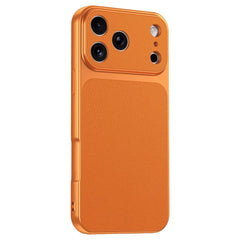iPhone 17 Pro Max EIDERWOOD Hybrid Bagsidecover m. Kunstlæder - Orange
