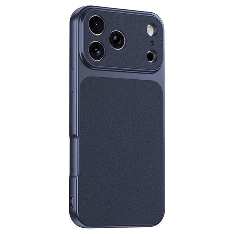 iPhone 17 Pro Max EIDERWOOD Hybrid Bagsidecover m. Kunstlæder - Blå