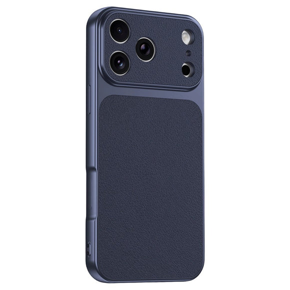 iPhone 17 Pro Max EIDERWOOD Hybrid Bagsidecover m. Kunstlæder - Blå