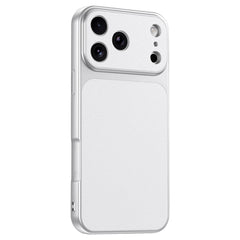 iPhone 17 Pro Max EIDERWOOD Hybrid Bagsidecover m. Kunstlæder - Hvid