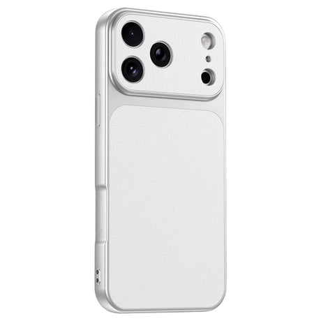 iPhone 17 Pro Max EIDERWOOD Hybrid Bagsidecover m. Kunstlæder - Hvid