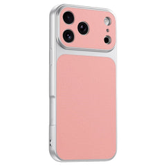 iPhone 17 Pro Max EIDERWOOD Hybrid Bagsidecover m. Kunstlæder - Lyserød