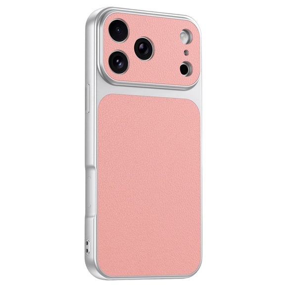 iPhone 17 Pro Max EIDERWOOD Hybrid Bagsidecover m. Kunstlæder - Lyserød