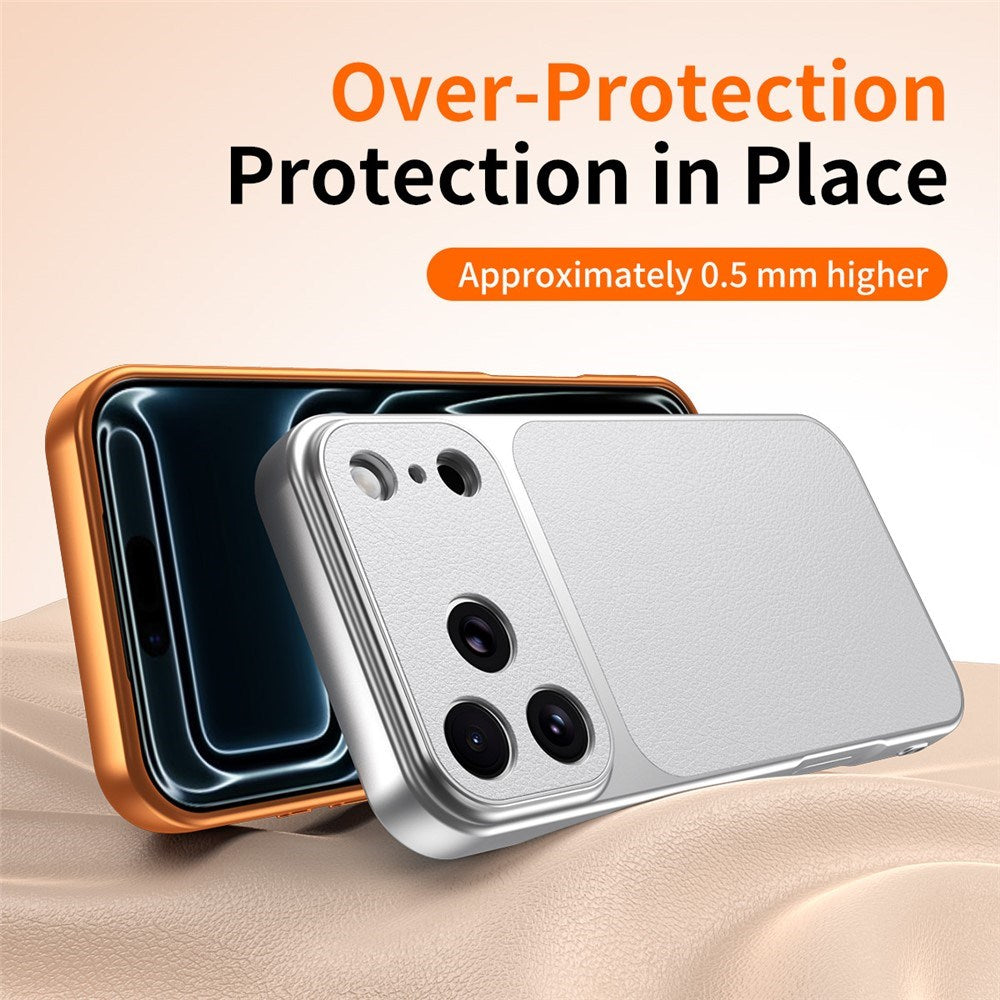 iPhone 17 Pro EIDERWOOD Hybrid Bagsidecover m. Kunstlæder - Sort