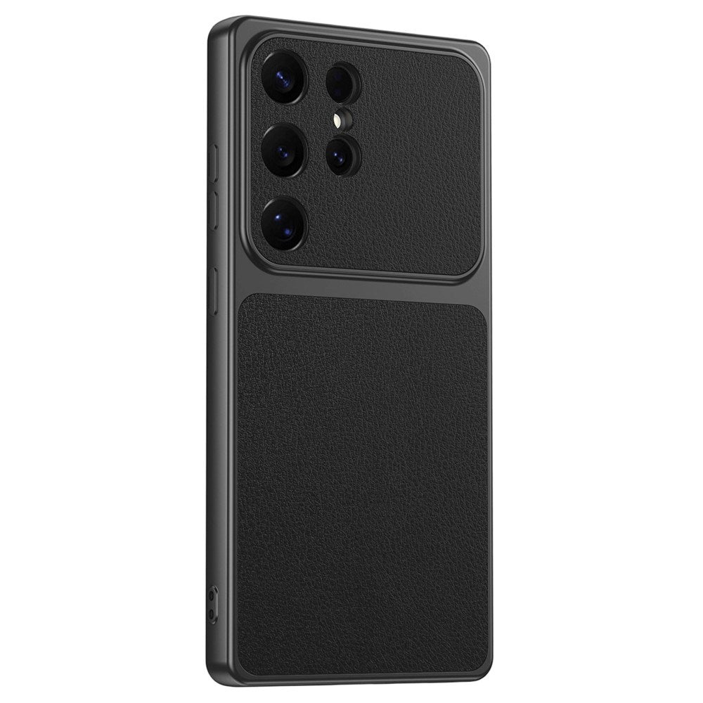 Samsung Galaxy S26 Ultra EIDERWOOD Hybrid Bagsidecover m. Kunstlæder - Sort