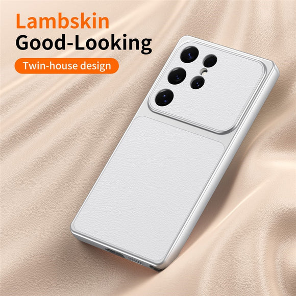 Samsung Galaxy S26 Ultra EIDERWOOD Hybrid Bagsidecover m. Kunstlæder - Hvid